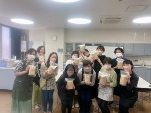 大好評でした!オーガニック 味噌作り講座の様子